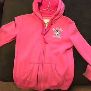 Women’s pink small Hollister hoodie
